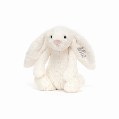 Jellycat Bashful Cream Bunny Medium New Zealand | QOZPW2169